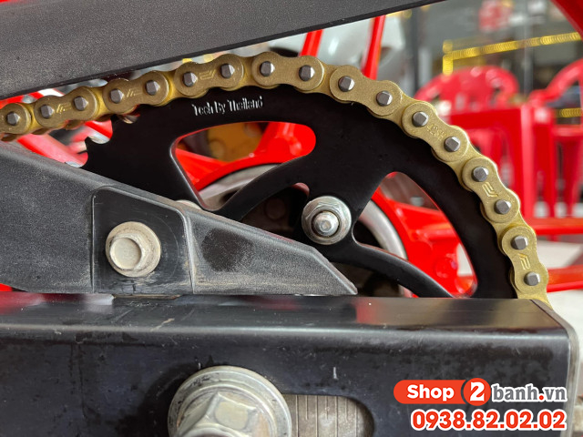 Bộ nhông sên dĩa pro-bike sên vàng cho exciter 155 46t - 4