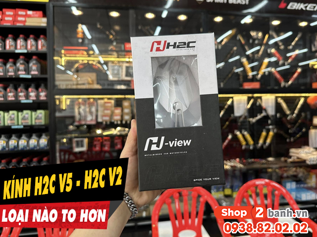 Kính h2c v5 và h2c v2 loại nào to hơn - 1
