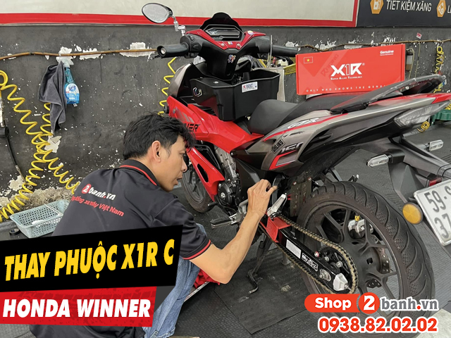 Tư vấn lên phuộc x1r c cho honda winner có tốt không - 1