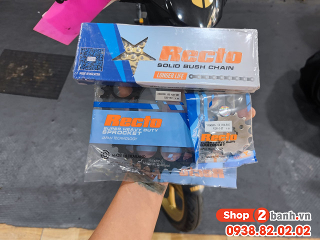Nhông sên dĩa recto cho exciter 4 số giá bao nhiêu - 2