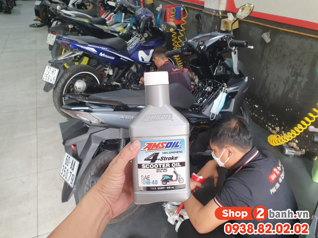 Giá thay dầu xe máy honda airblade 125-150-160 bao nhiêu tiền - 7