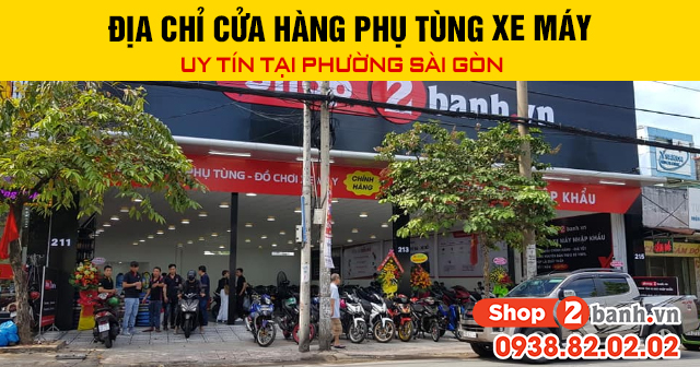 Địa chỉ cửa hàng phụ tùng xe máy uy tín tại phường sài gòn - 1