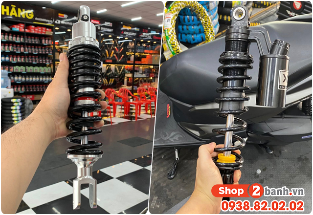 Phuộc sau xe lead 125 4val cứng giảm xóc kém phải làm sao - 5