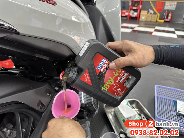 Giá thay dầu xe máy honda sh mode bao nhiêu tiền - 6