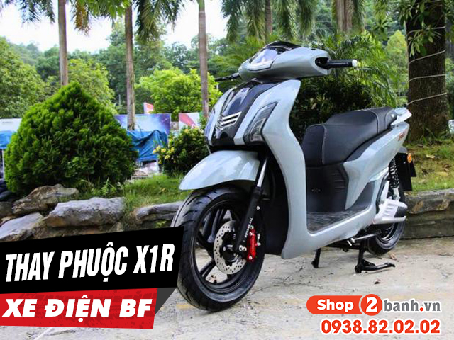 Thay phuộc sau x1r daytona cho xe điện bf nhún có êm không - 1