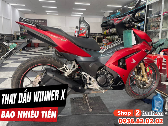 Giá thay dầu xe máy honda winner x bao nhiêu tiền - 1