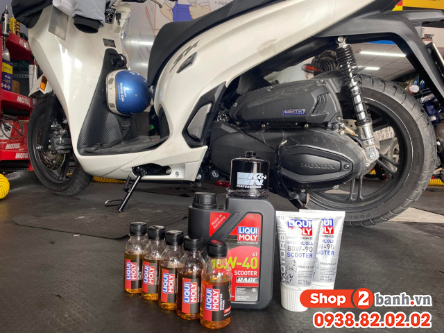 Giá thay dầu xe máy honda sh350i bao nhiêu tiền - 6