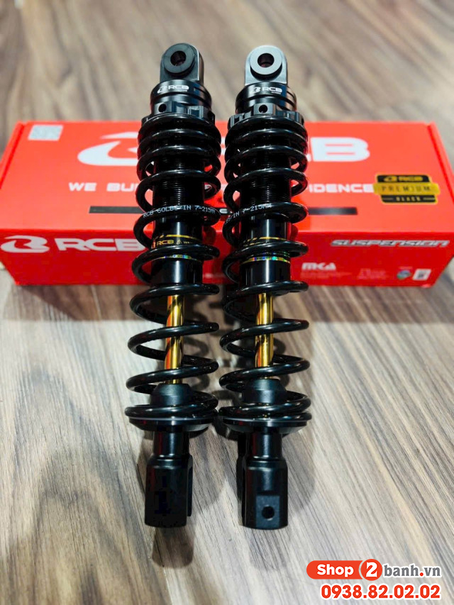 Phuộc rcb c2 đen ty vàng cho honda air blade chính hãng - 1