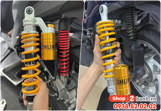 Phuộc sau xe vision cứng giảm xóc kém phải làm sao - 7