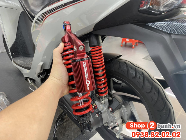 Phuộc sau xe vision cứng giảm xóc kém phải làm sao - 3