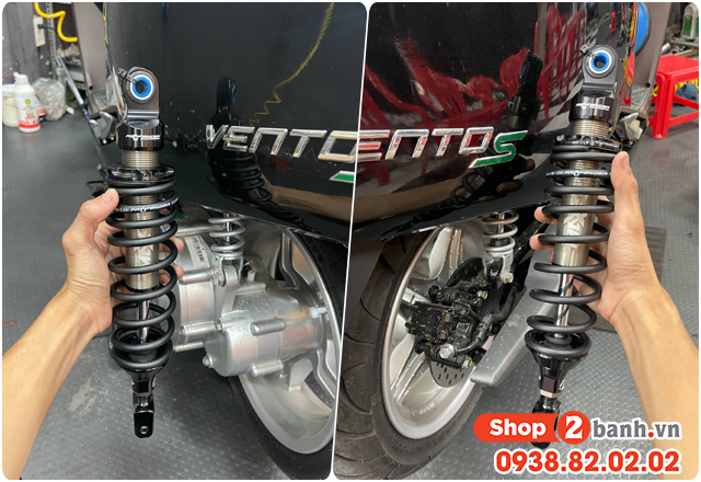 Phuộc profender cho xe điện vento s loại nào nhún êm nhất - 2