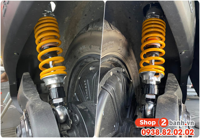 Xe điện evo 200 thay phuộc sau x1r daytona có tốt không - 3