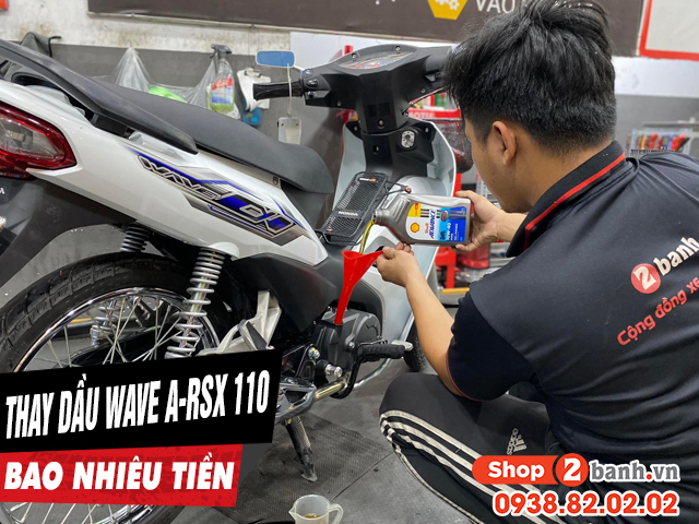 Giá thay dầu xe máy honda wave a-rsx 110 bao nhiêu tiền - 1