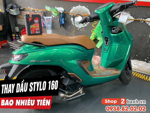 Giá thay dầu xe máy honda stylo 160 bao nhiêu tiền - 1