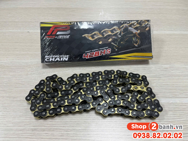 Bộ nhông sên dĩa pro-bike tán đúc vàng đen cho exciter 150 42t 428hs - 2