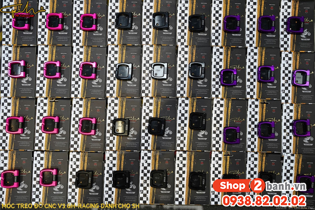 Móc treo đồ gh racing v3 cho honda sh - 3