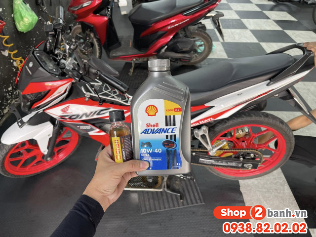 Giá thay dầu xe máy honda sonic 150 bao nhiêu tiền - 5