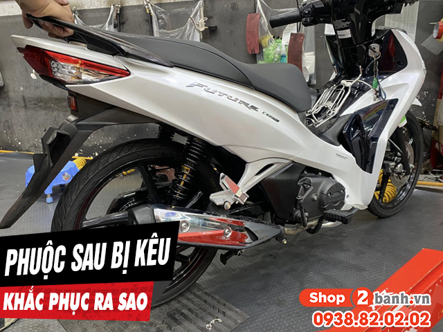 Phuộc sau xe máy kêu cót két nguyên nhân và cách khắc phục - 1
