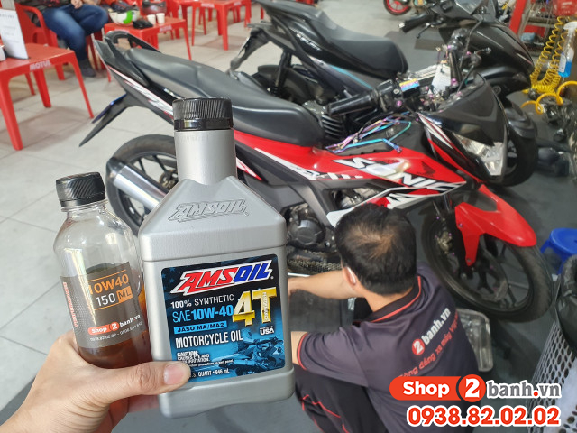 Giá thay dầu xe máy honda sonic 150 bao nhiêu tiền - 7