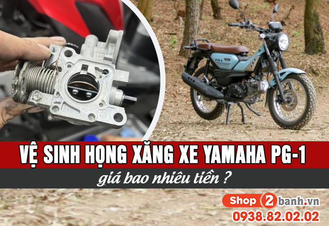 Vệ sinh họng xăng xe yamaha pg-1 giá bao nhiêu - 1