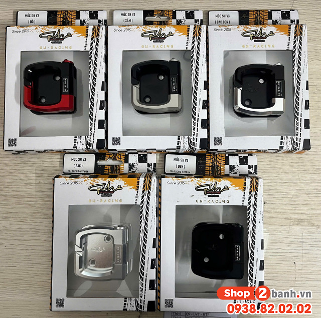 Móc treo đồ gh racing v3 cho honda sh - 3
