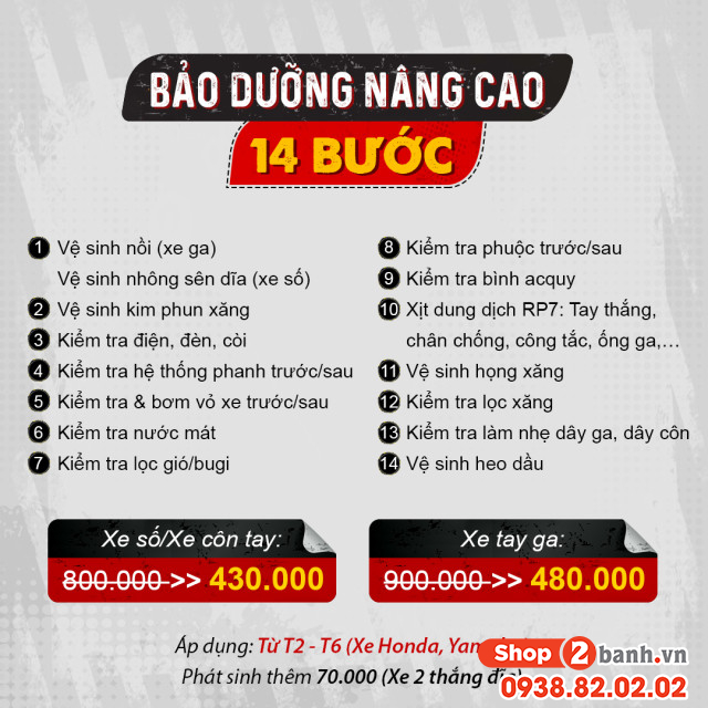 Bảo dưỡng nâng cao 14 bước - chăm sóc toàn diện cho xế yêu - 4