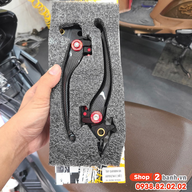 Tay thắng carbon cho vario 160 pcx 160 - 1