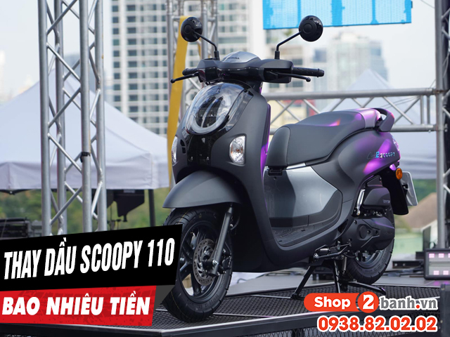 Giá thay dầu xe máy honda scoopy 110 bao nhiêu tiền - 1