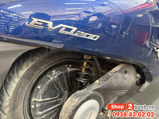 Xe máy điện evo200 thay phuộc rcb premium có phù hợp không - 3