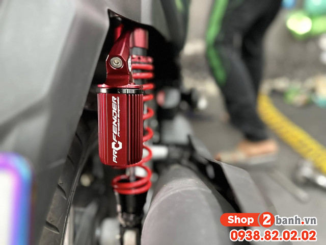Phuộc profender air series cho ab 125 -160 mẫu 4val chính hãng - 6