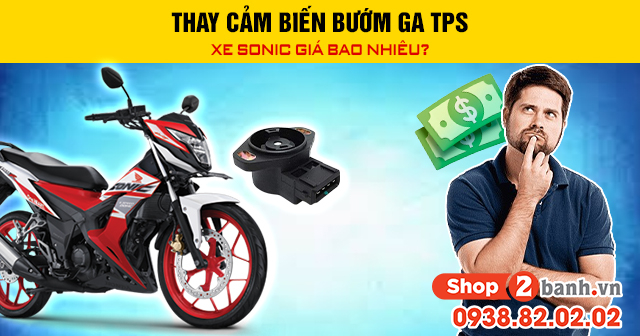 Thay cảm biến bướm ga tps xe sonic giá bao nhiêu - 1
