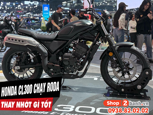 Xe mô tô honda cl300 chạy roda thì thay nhớt máy như thế nào - 1