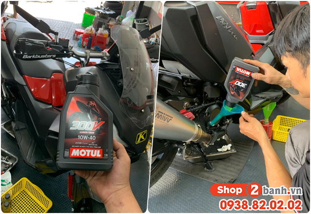 Giá thay dầu xe máy honda adv 350 bao nhiêu tiền - 4
