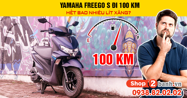 Yamaha freego s đi 100 km hết bao nhiêu lít xăng - 1