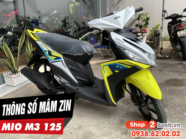 Thông số mâm zin yamaha mio m3 125 là bao nhiêu inch - 1