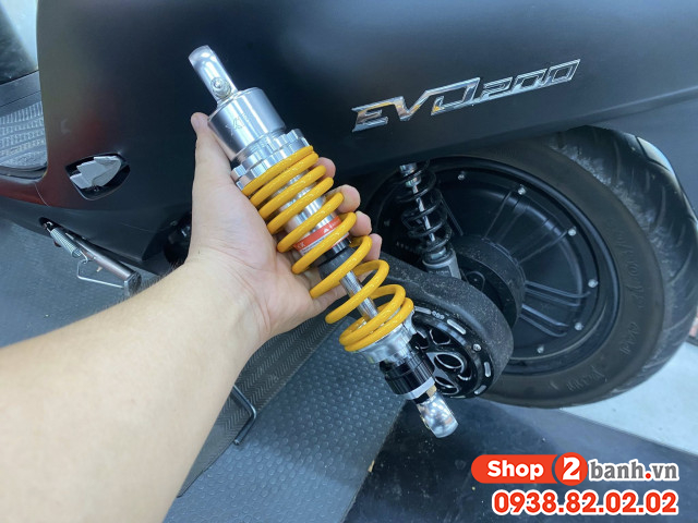 Phuộc sau xe điện evo 200 bị cứng ít nhún phải làm sao - 3