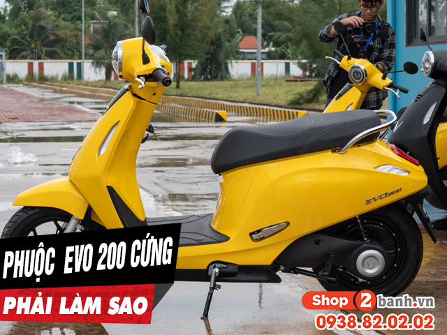 Phuộc sau xe điện evo 200 bị cứng ít nhún phải làm sao - 1