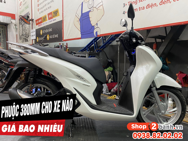 Phuộc 380mm dành cho xe máy nào giá bao nhiêu - 1