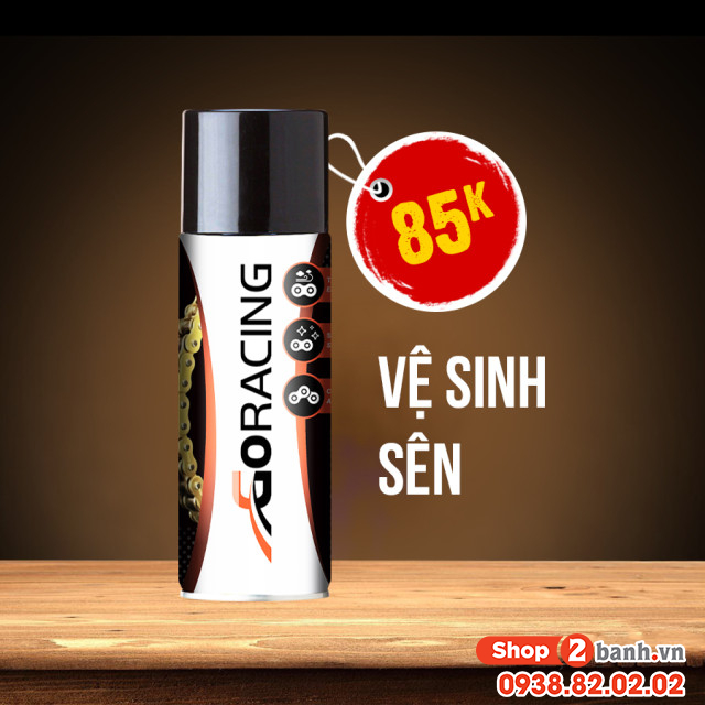 Chai xịt vệ sinh sên goracing - 1