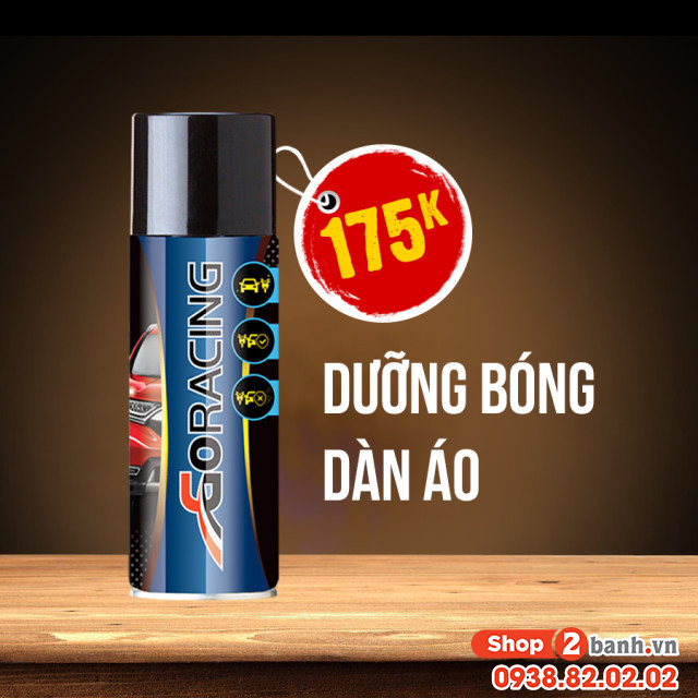 Chai dưỡng bóng dàn áo goracing - 2