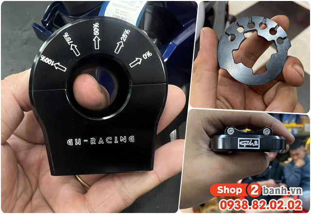 Xe tay ga xmax 300 thay cùm tăng tốc gh-racing có phù hợp - 2
