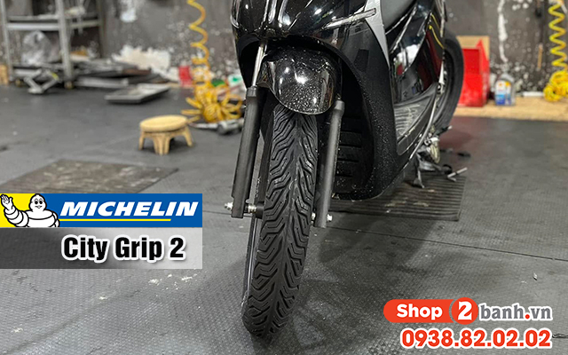Xe điện datbike quantum s2 thay lốp michelin city grip 2 bám đường tốt không  - 3
