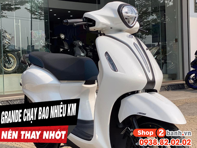Xe yamaha grande chạy bao nhiêu km thì nên thay nhớt - 1