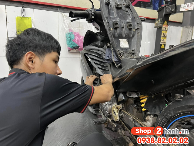 Phuộc 203mm dành cho xe máy nào giá bao nhiêu - 2