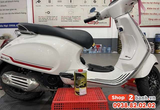 Xe vespa sprint có nước làm mát không chạy nóng máy do đâu - 3