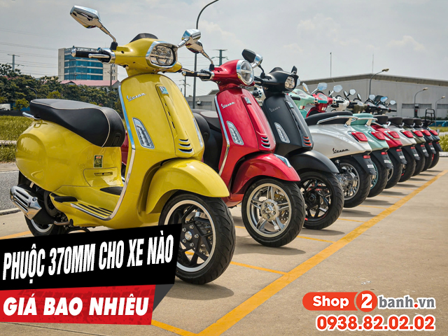 Phuộc 370mm dành cho xe máy nào giá bao nhiêu - 1
