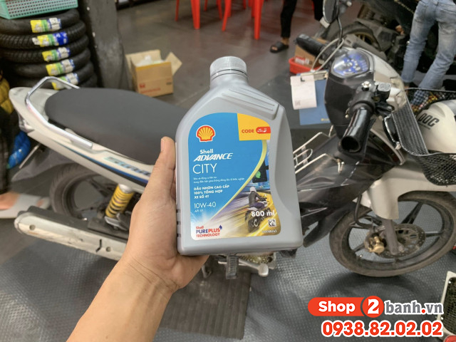 Nhớt shell advance city 10w40 08l - 3