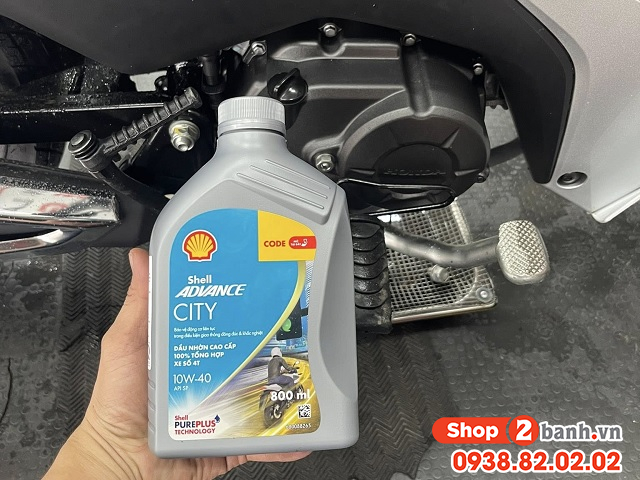 Nhớt shell advance city 10w40 08l - 4