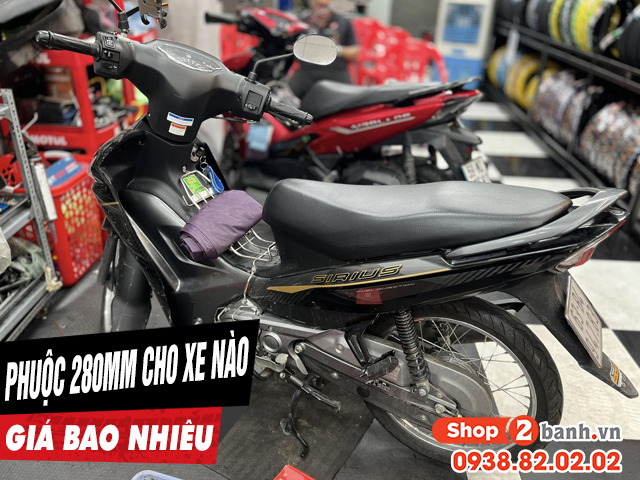 Phuộc 280mm dành cho xe máy nào giá bao nhiêu - 1