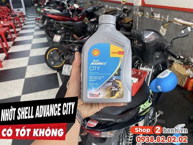 Nhớt shell advance city có tốt không thay cho xe nào phù hợp - 1